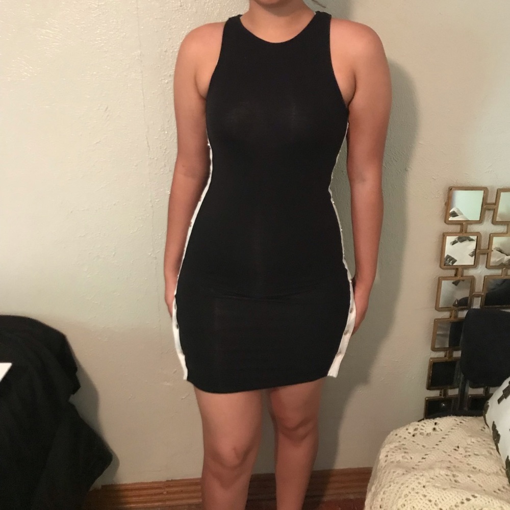 Black and White Party Dress